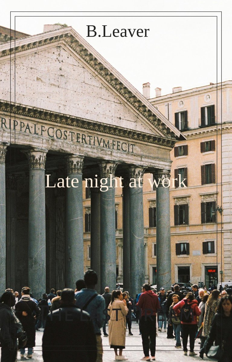 Tard dans la nuit au travail