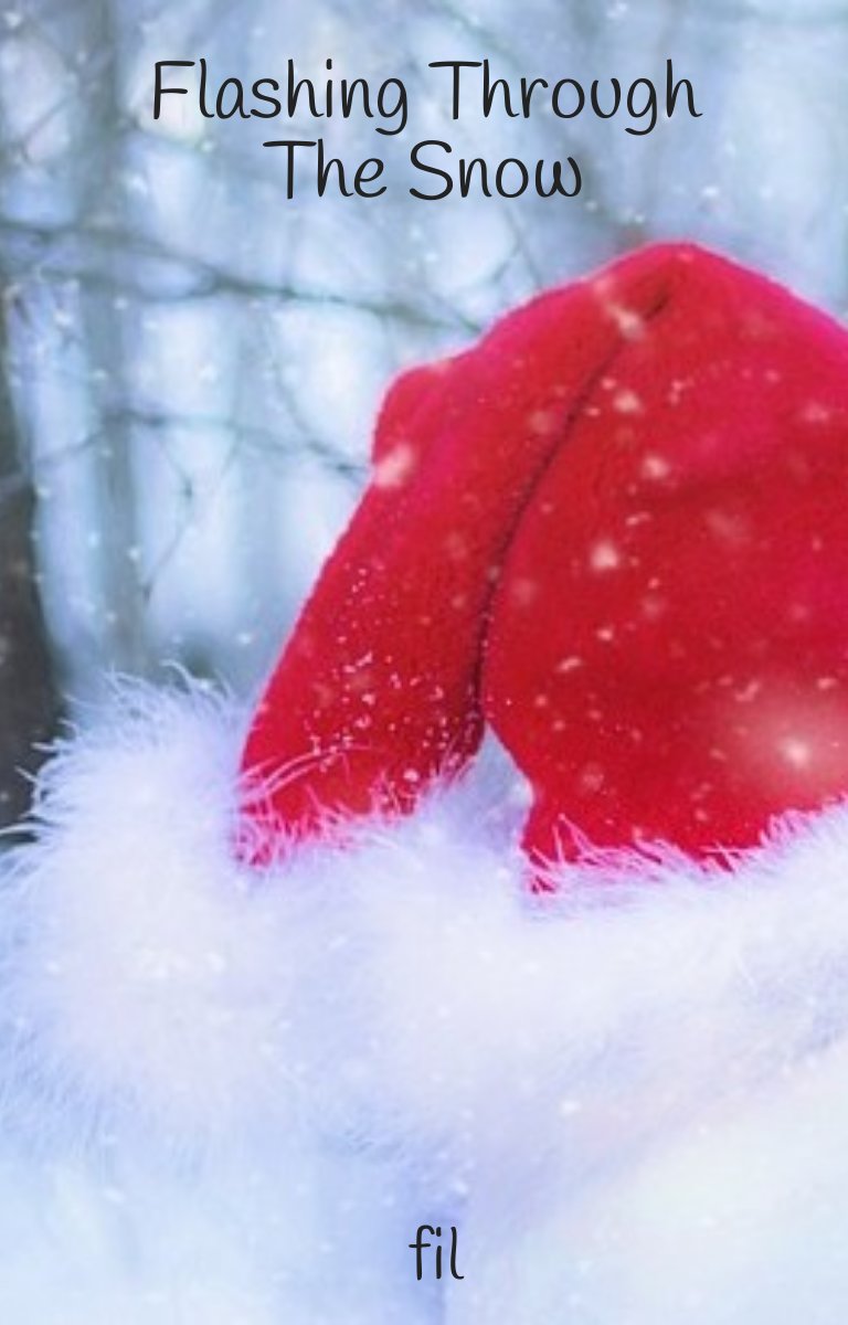 Clignotant à travers la neige