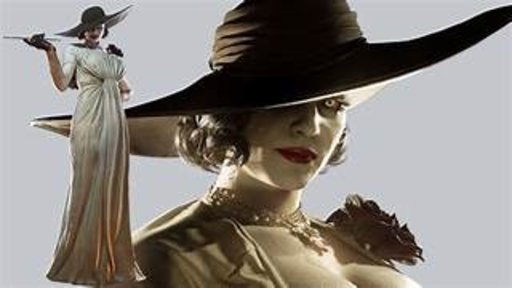 Une séance de masturbation palpitante avec une tarte aux pommes chaude imaginant Lady Dimitrescu de Resident Evil Village