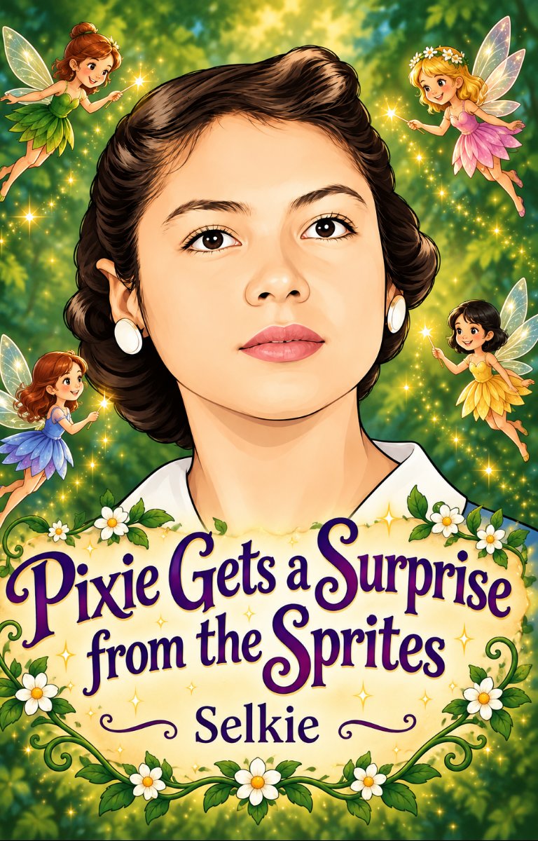 Pixie reçoit une surprise des sprites